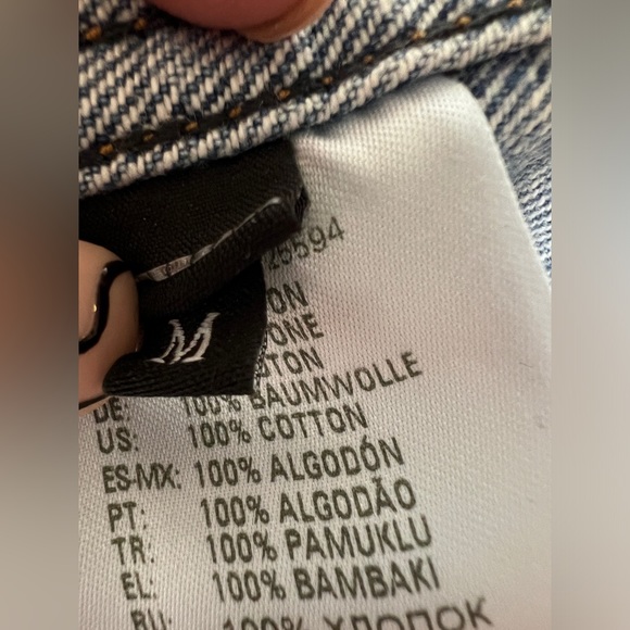 Diesel Distressed Denim Jacket Mens Sz M - Picture 8 of 8